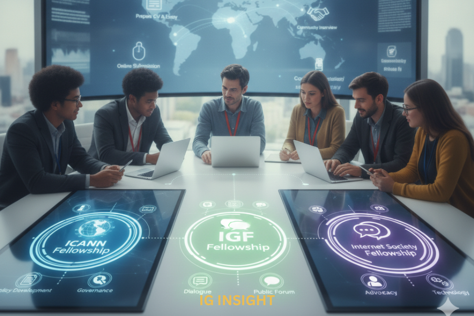 Difference between ICANN, IGF, and Internet Society Fellowships
